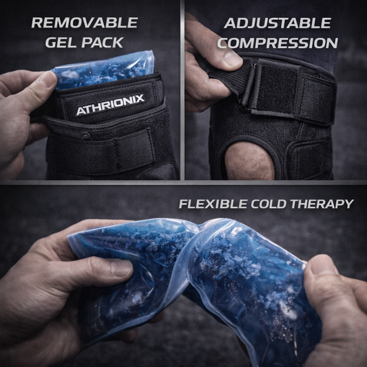 AX-CC Pro Cold Compression Knee Wrap
