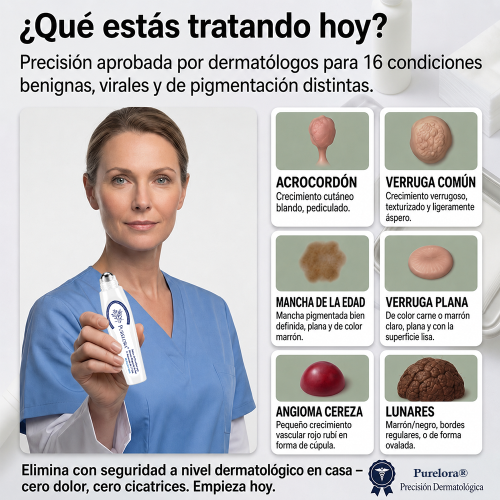 PURELORA®👩‍⚕️ Eliminación de imperfecciones sin dolor y sin cicatrices mediante rodillo.