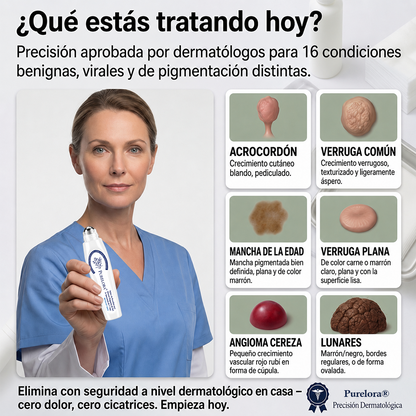 PURELORA®👩‍⚕️ Eliminación de imperfecciones sin dolor y sin cicatrices mediante rodillo.