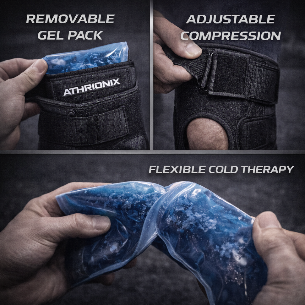 AX-CC Pro Cold Compression Knee Wrap