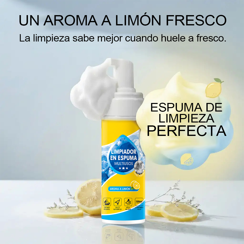 Último día – 80% de descuento 🔥 Espuma limpiadora multiusos 4 en 1