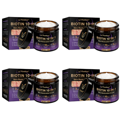 Fabricado y enviado desde EE. UU. 🍁 Purelora® Crema Reparadora de la Piel con Biotina 10 en 1 — Último día de oferta: 75% de descuento