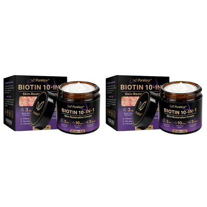 Fabricado y enviado desde EE. UU. 🍁 Purelora® Crema Reparadora de la Piel con Biotina 10 en 1 — Último día de oferta: 75% de descuento