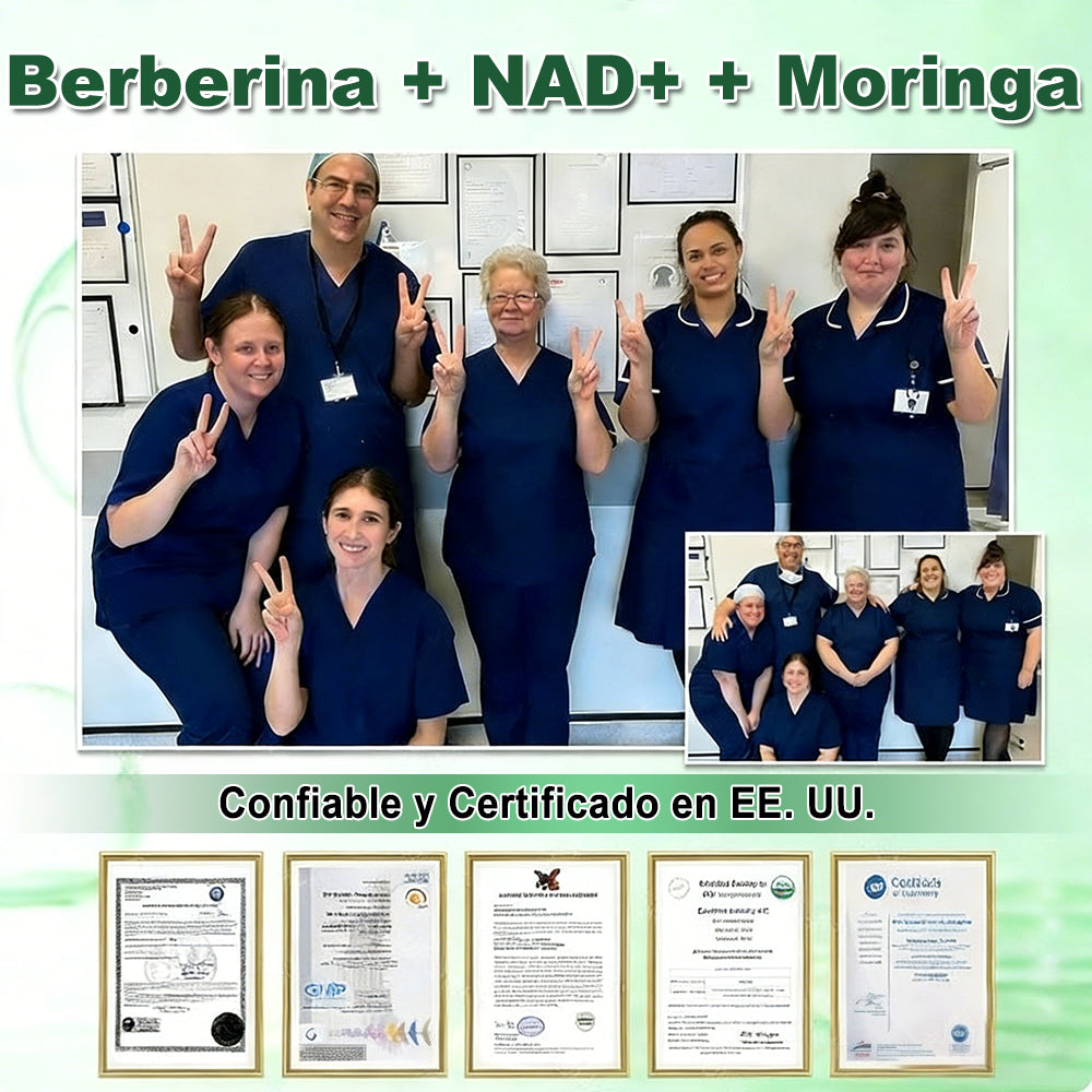 Tienda Oficial de EE. UU. 🇺🇸 | 🧑‍⚕️🩺 Curalona® Moringa · Berberina × NAD+ Parche de Nano-Microagujas Avanzado 10 en 1 — Una vez al día, resultados visibles en 7 días
