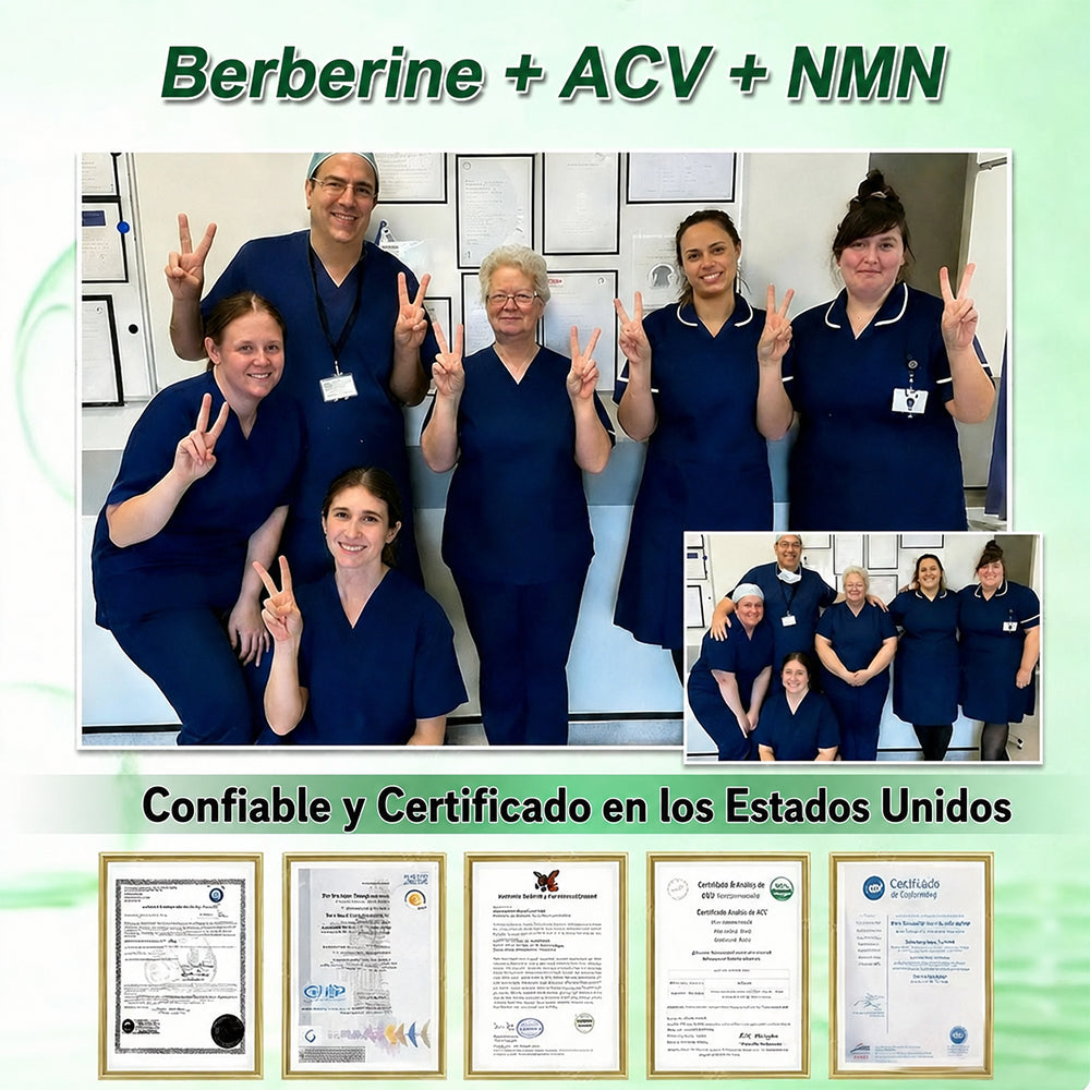Tienda Oficial Insignia de la Marca | Parche Adelgazante de Nanagujas de Fósforo Negro Curalona® — Fórmula 12 en 1: Berberina + NMN + Vinagre de Sidra de Manzana | Promueve la quema de grasa | ¡Resultados visibles en solo 7 días!