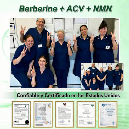 Tienda Oficial Insignia de la Marca | Parche Adelgazante de Nanagujas de Fósforo Negro Curalona® — Fórmula 12 en 1: Berberina + NMN + Vinagre de Sidra de Manzana | Promueve la quema de grasa | ¡Resultados visibles en solo 7 días!