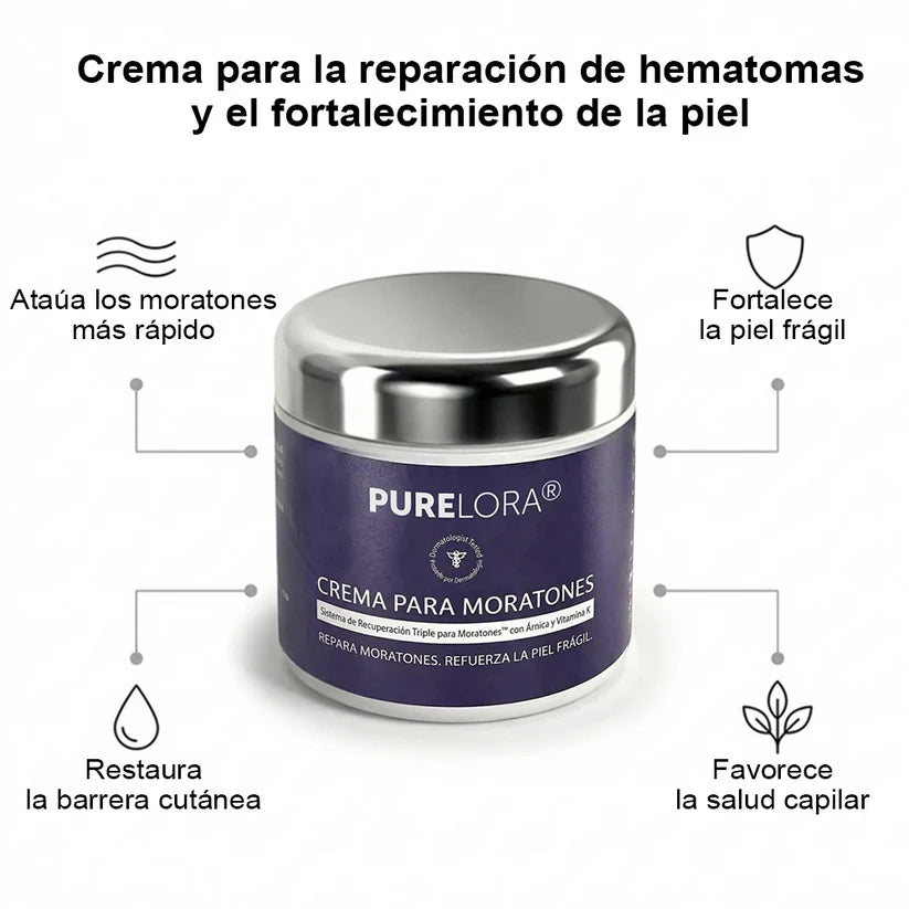 💥Más de 100.000 unidades vendidas💕 - Crema PURELORA® para reparar hematomas y fortalecer la piel