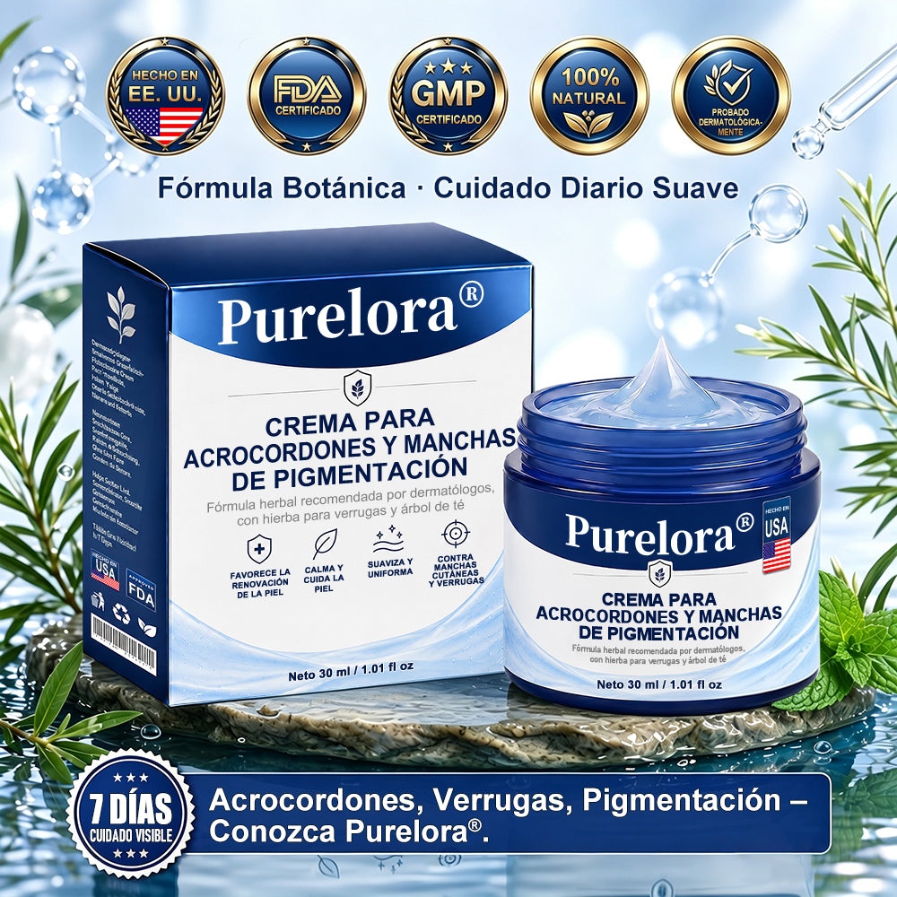 𝐏𝐔𝐑𝐄𝐋𝐎𝐑𝐀® 𝐂𝐫𝐞𝐦𝐚 𝐝𝐞 𝟕 𝐝𝐢́𝐚𝐬 𝐩𝐚𝐫𝐚 𝐞𝐥𝐢𝐦𝐢𝐧𝐚𝐫 𝐞𝐭𝐢𝐪𝐮𝐞𝐭𝐚𝐬 𝐜𝐮𝐭𝐚́𝐧𝐞𝐚𝐬 𝐲 𝐦𝐚𝐧𝐜𝐡𝐚𝐬 (𝐟𝐨́𝐫𝐦𝐮𝐥𝐚 𝐬𝐢𝐧 𝐝𝐨𝐥𝐨𝐫, 𝐬𝐢𝐧 𝐜𝐢𝐜𝐚𝐭𝐫𝐢𝐜𝐞𝐬) 🌹🌹