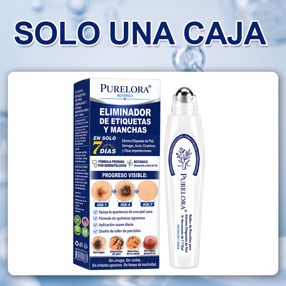 PURELORA®👩‍⚕️ Eliminación de imperfecciones sin dolor y sin cicatrices mediante rodillo.