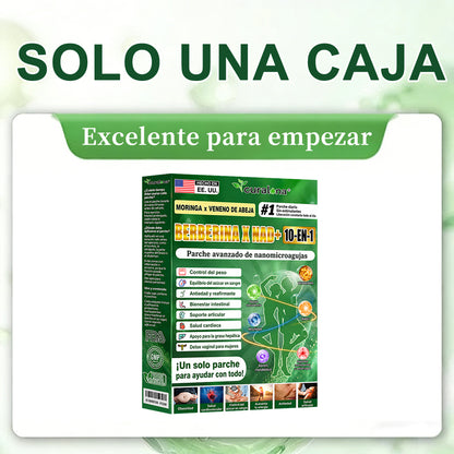 Tienda Oficial de EE. UU. 🇺🇸 | 🧑‍⚕️🩺 Curalona® Moringa · Berberina × NAD+ Parche de Nano-Microagujas Avanzado 10 en 1 — Una vez al día, resultados visibles en 7 días