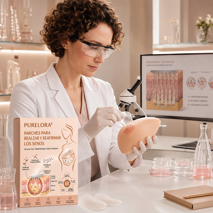【Tienda Oficial】Purelora® Parche 5 en 1 para el Levantamiento y Reafirmación del Busto con Aceite de Bakuchiol