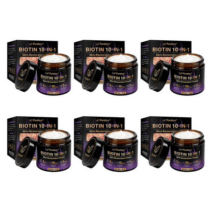 Fabricado y enviado desde EE. UU. 🍁 Purelora® Crema Reparadora de la Piel con Biotina 10 en 1 — Último día de oferta: 75% de descuento