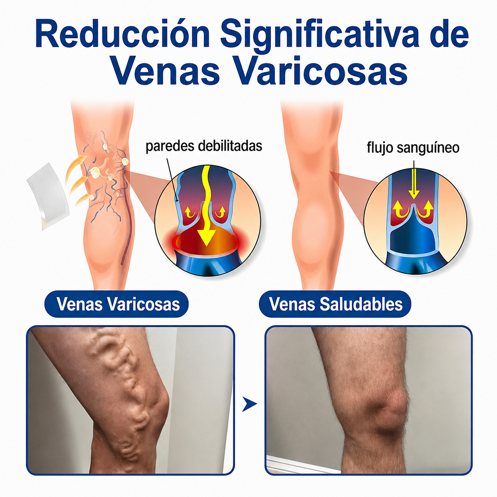 🇺🇸🏆👨‍⚕️✨ Parche de microagujas CURALONA® VeinTarget ⚡ Alivio rápido, apoyo duradero