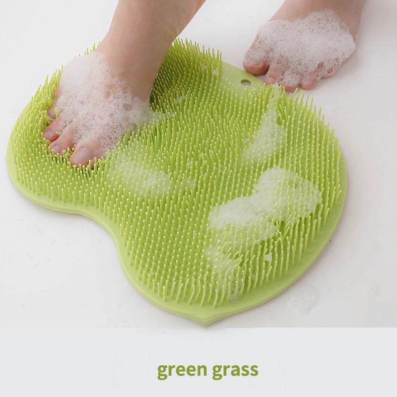 🏆Flash Sale⚡ 50K+ SOLD! Almost Gone-💥Silicone Shower Foot Scrubber Mat,Best gifts