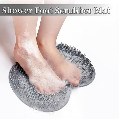 🏆Flash Sale⚡ 50K+ SOLD! Almost Gone-💥Silicone Shower Foot Scrubber Mat,Best gifts