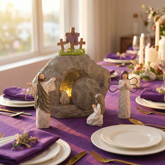 🎁Flash Sale 🎁 Resurrection Light Empty Tomb Easter Scene