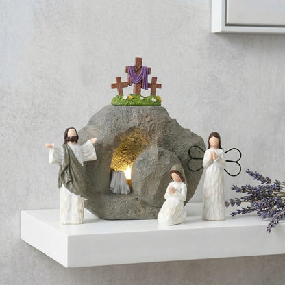 🎁Flash Sale 🎁 Resurrection Light Empty Tomb Easter Scene