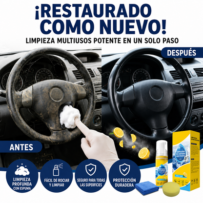 Último día – 80% de descuento 🔥 Espuma limpiadora multiusos 4 en 1